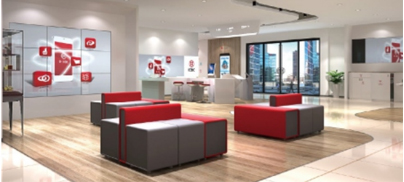 中國(guó)工商銀行辦公家具效果圖