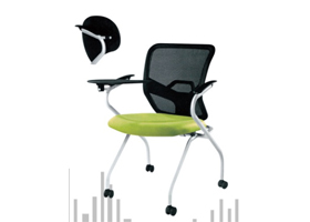 培訓椅輪滑帶寫字板